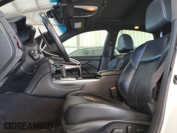 2017 Infiniti Q70 3.7 with VIN JN1BY1AP4HM741603, listed as a Copart auction lot 46548605 with 142,201 mi miles and Salvage Title. Bid and sale history available at DreamBid. Image 7.