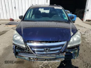 2006 Honda Odyssey EX-L with VIN 5FNRL38686B012884, listed as a Copart auction lot 46986245 with 191,295 mi miles and Salvage Title. Bid and sale history available at carsss.com. Image 5.