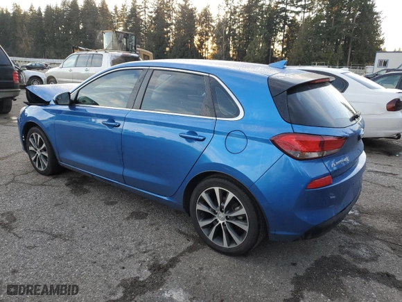 2018 Hyundai Elantra GT with VIN KMHH35LE5JU015338, listed as a Copart auction lot 71559052 with 42893 miles. Bid and sale history available at carsss.com. Image 2.