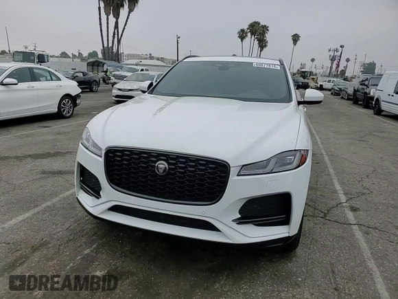 2023 Jaguar F-Pace S with VIN SADCJ2EX7PA711697, listed as a Copart auction lot 60077815 with 41,404 mi miles and Salvage title. Bid and sale history available at DreamBid. Image 14.
