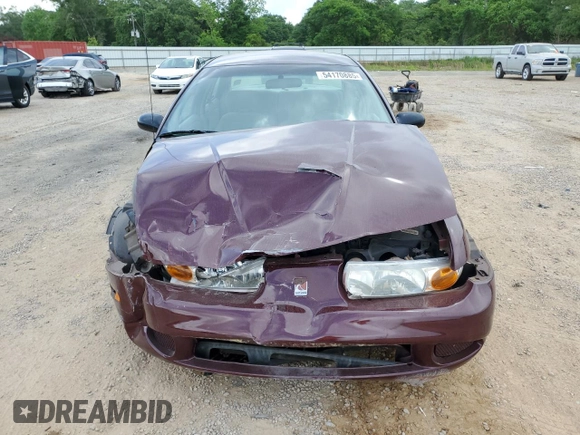 2001 Saturn SL with VIN 1G8ZK54761Z320887, listed as a Copart auction lot 54170885 with 99,265 mi miles and Salvage title. Bid and sale history available at DreamBid. Image 5.