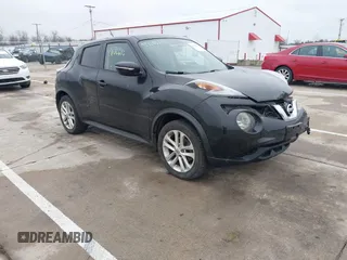 2015 Nissan Juke SL z VIN JN8AF5MV6FT565581, wystawiony jako IAAI lot #41186616 z przebiegiem 142 065 mil mil oraz . Historia ofert i sprzedaży dostępna na DreamBid. Obrazek 1.