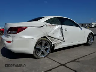 2012 Lexus IS 250 C z VIN JTHFF2C23C2525238, wystawiony jako Copart lot #62439834 z przebiegiem 41 360 mil mil oraz Szkoda całkowita • Salvage title. Historia ofert i sprzedaży dostępna na DreamBid. Obrazek 3.
