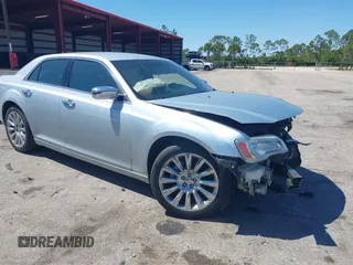 2013 Chrysler 300 with VIN 2C3CCAAG3DH743814, listed as a IAAI auction lot 41754052 with 110,850 mi miles. Bid and sale history available at carsss.com. Image 1.