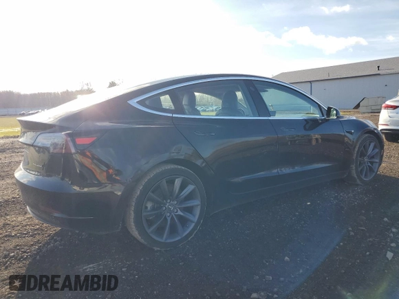2018 Tesla Model 3 Long Range Battery with VIN 5YJ3E1EBXJF093045, listed as a Copart auction lot 50006565 with 78,982 mi miles and Salvage Title. Bid and sale history available at DreamBid. Image 3.