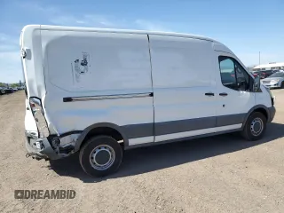 2015 Ford Transit Cargo with VIN 1FTNR2CM7FKA15808, listed as a Copart auction lot 55342165 with 98,996 mi miles and Salvage Title. Bid and sale history available at DreamBid. Image 3.