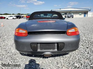 2002 Porsche Boxster with VIN WP0CA29862U624203, listed as a Copart auction lot 52959395 with 91,296 mi miles and Salvage Title. Bid and sale history available at carsss.com. Image 6.