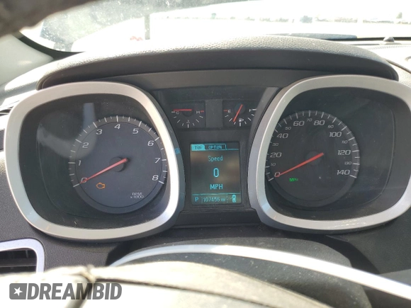 2013 Chevrolet Equinox LT with VIN 2GNFLPE37D6394467, listed as a Copart auction lot 55479665 with 107,456 mi miles and Clean Title. Bid and sale history available at DreamBid. Image 9.