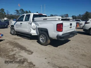 2018 Chevrolet Silverado 1500 Work Truck with VIN 1GCRCNEC4JZ328047, listed as a Copart auction lot 46648155 with 55,571 mi miles and Salvage Title. Bid and sale history available at carsss.com. Image 2.