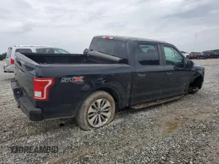 2017 Ford F-150 XL with VIN 1FTEW1EP7HKE32407, listed as a Copart auction lot 57762285 with 83,361 mi miles and Salvage title. Bid and sale history available at DreamBid. Image 3.
