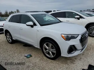 2019 Audi Q3 S line Premium with VIN WA1DECF32K1086585, listed as a Copart auction lot 77803064 with 67,991 mi miles and Non repairable. Bid and sale history available at DreamBid. Image 4.