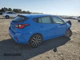 2024 Subaru Impreza Sport with VIN JF1GUAFC1R8233643, listed as a Copart auction lot 69136484 with 0 mi miles and Salvage Title. Bid and sale history available at carsss.com. Image 3.