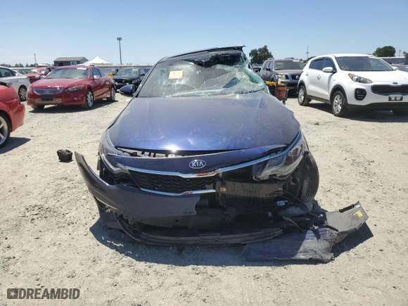 2019 Kia Optima EX with VIN 5XXGU4L14KG337870, listed as a Copart auction lot 63225354 with 0 mi miles and Salvage Title. Bid and sale history available at carsss.com. Image 5.