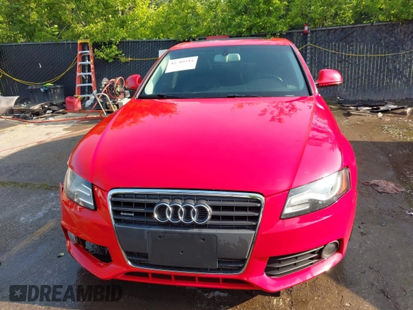 2009 Audi A4 Premium Plus with VIN WAUSF78K39N057389, listed as a IAAI auction lot 42389244 with 216,511 mi miles and . Bid and sale history available at DreamBid. Image 12.