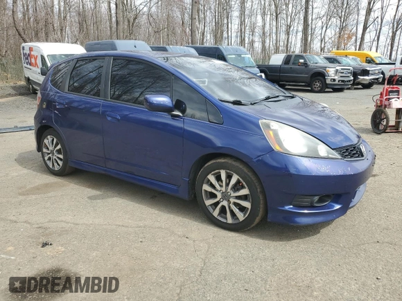 2013 Honda Fit Sport with VIN JHMGE8H56DC068174, listed as a Copart auction lot 50687815 with 106,629 mi miles and Salvage Title. Bid and sale history available at carsss.com. Image 4.