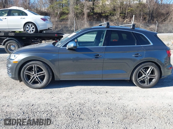 2018 Audi SQ5 with VIN WA1A4BFY6J2023333, listed as a IAAI auction lot 41645265 with 59,816 mi miles and . Bid and sale history available at DreamBid. Image 14.