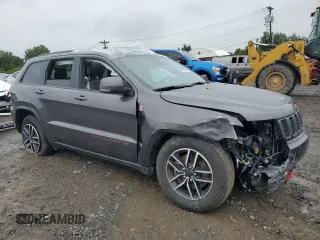 2021 Jeep Grand Cherokee Trailhawk with VIN 1C4RJFLGXMC716795, listed as a Copart auction lot 63232324 with 0 mi miles and Salvage Title. Bid and sale history available at carsss.com. Image 4.