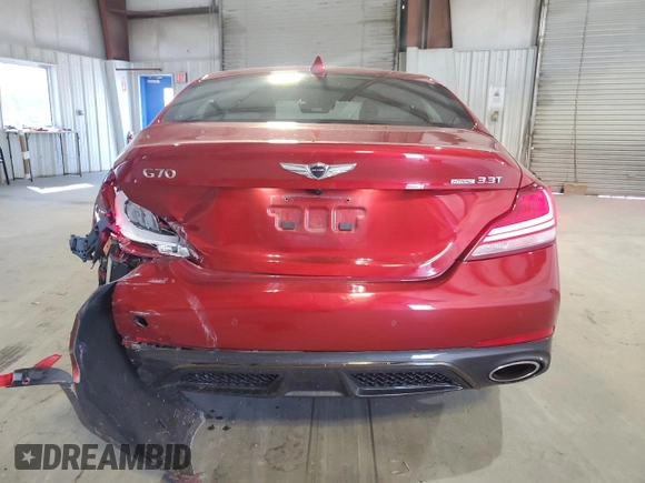 2020 Genesis G70 3.3T z VIN KMTG34LE0LU051663, wystawiony jako Copart lot #54016285 z przebiegiem 62 262 mil mil oraz Szkoda całkowita • Salvage title. Historia ofert i sprzedaży dostępna na DreamBid. Obrazek 6.