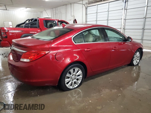 2012 Buick Regal with VIN 2G4GR5ER5C9213573, listed as a Copart auction lot 82206884 with 44,535 mi miles and Salvage Title. Bid and sale history available at carsss.com. Image 3.