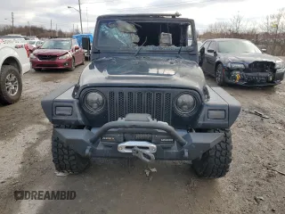 2002 Jeep Wrangler Sport with VIN 1J4FA49S22P751916, listed as a Copart auction lot 43386935 with 0 mi miles and Non Repairable. Bid and sale history available at carsss.com. Image 5.