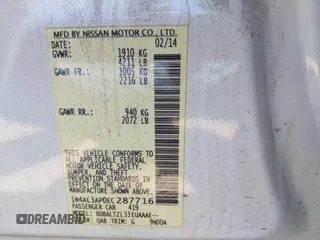 2014 Nissan Altima SV with VIN 1N4AL3AP0EC287716, listed as a IAAI auction lot 42142482 with 119,861 mi miles and . Bid and sale history available at DreamBid. Image 9.