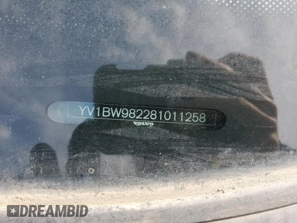 2008 Volvo V70 with VIN YV1BW982281011258, listed as a Copart auction lot 49533565 with Not Provided miles and Clean Title. Bid and sale history available at DreamBid. Image 13.