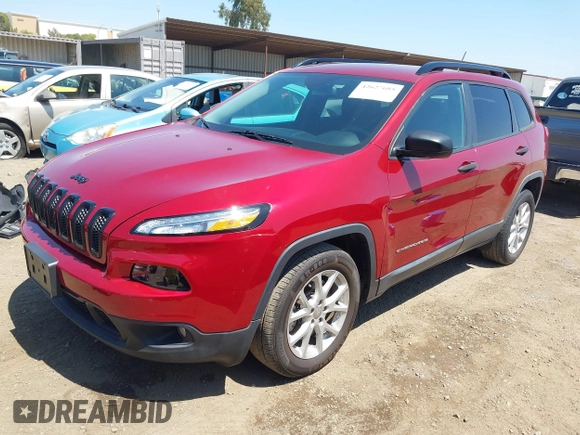 2016 Jeep Cherokee Sport with VIN 1C4PJLAB5GW281944, listed as a IAAI auction lot 42627685 with 117,954 mi miles and . Bid and sale history available at DreamBid. Image 17.