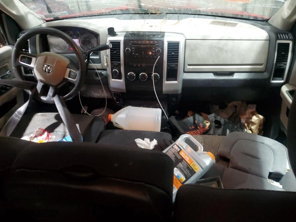 2010 Dodge Ram 1500 ST with VIN 1D7RV1GP6AS175897, listed as a Copart auction lot 89097455 with 186,320 mi miles and Salvage Title. Bid and sale history available at carsss.com. Image 8.