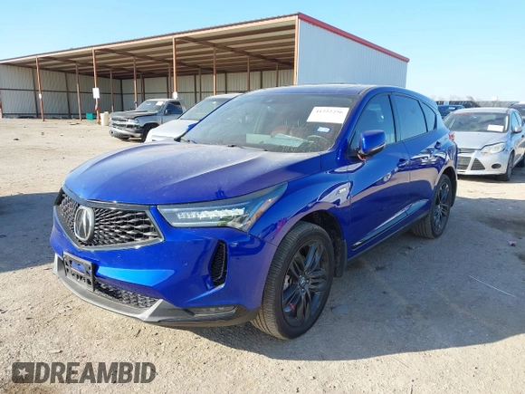 2022 Acura RDX w/A-Spec Package with VIN 5J8TC1H68NL005814, listed as a IAAI auction lot 41222256 with 32,585 mi miles and . Bid and sale history available at carsss.com. Image 17.