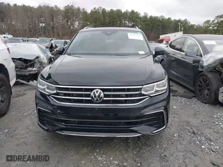 2022 Volkswagen Tiguan SEL R-Line with VIN 3VV4B7AX0NM177167, listed as a IAAI auction lot 41244023 with 16,312 mi miles. Bid and sale history available at carsss.com. Image 12.