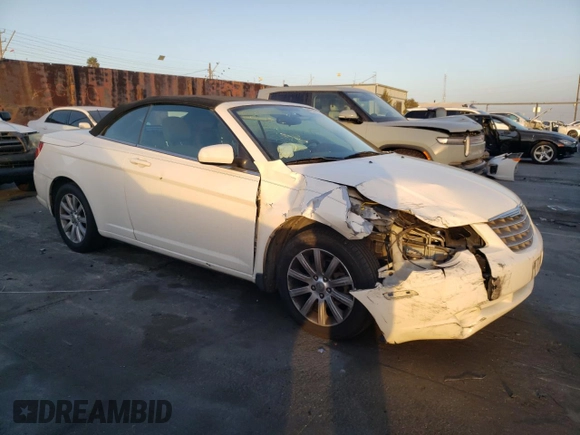 2010 Chrysler Sebring Touring with VIN 1C3BC5ED9AN216690, listed as a Copart auction lot 87557125 with 74,798 mi miles and Clean Title. Bid and sale history available at carsss.com. Image 4.