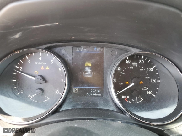2019 Nissan Rogue SL with VIN 5N1AT2MT1KC757112, listed as a Copart auction lot 49328715 with 50,774 mi miles and Salvage Title. Bid and sale history available at carsss.com. Image 9.
