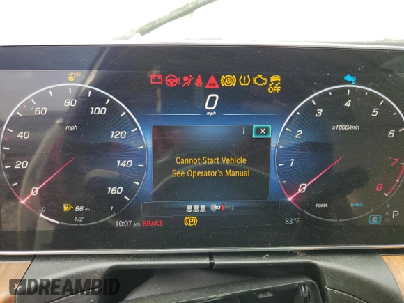 2024 Mercedes-Benz C 300 with VIN W1KAF4GB8RR164810, listed as a Copart auction lot 41474685 with 7,952 mi miles and Salvage Title. Bid and sale history available at DreamBid. Image 9.