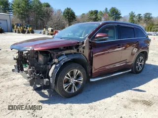 2016 Toyota Highlander XLE z VIN 5TDJKRFH5GS343815, wystawiony jako Copart lot #52090055 z przebiegiem 203 459 mil mil oraz Szkoda całkowita • Salvage title. Historia ofert i sprzedaży dostępna na DreamBid. Obrazek 1.