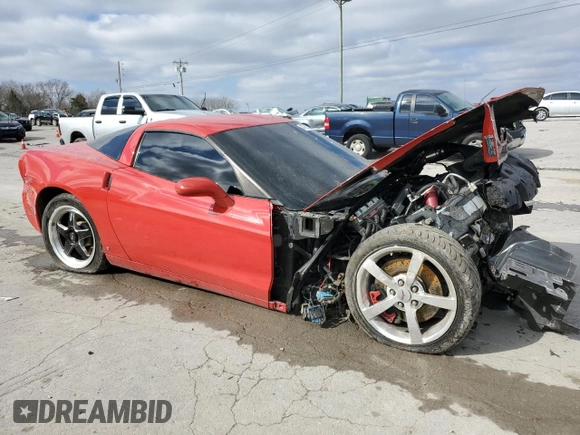 2008 Chevrolet Corvette with VIN 1G1YY26W485113072, listed as a Copart auction lot 47881425 with 96,051 mi miles and Salvage Title. Bid and sale history available at carsss.com. Image 4.