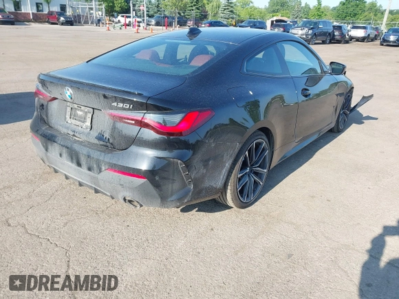 2023 BMW 4 Series 430i xDrive with VIN WBA73AP00PCM82945, listed as a IAAI auction lot 42470151 with 9,862 mi miles and . Bid and sale history available at DreamBid. Image 4.