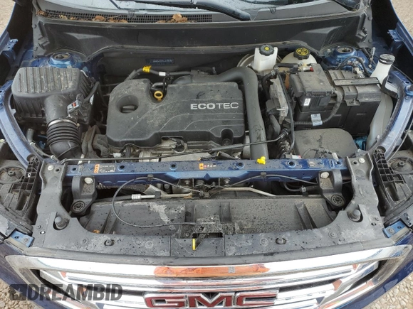2020 GMC Terrain SLT with VIN 3GKALVEV6LL218078, listed as a Copart auction lot 57956465 with 61,398 mi miles and Salvage title. Bid and sale history available at DreamBid. Image 12.