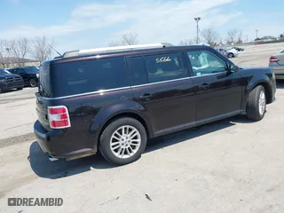 2013 Ford Flex SEL with VIN 2FMGK5C85DBD32796, listed as a IAAI auction lot 42095566 with 166,800 mi miles. Bid and sale history available at carsss.com. Image 4.