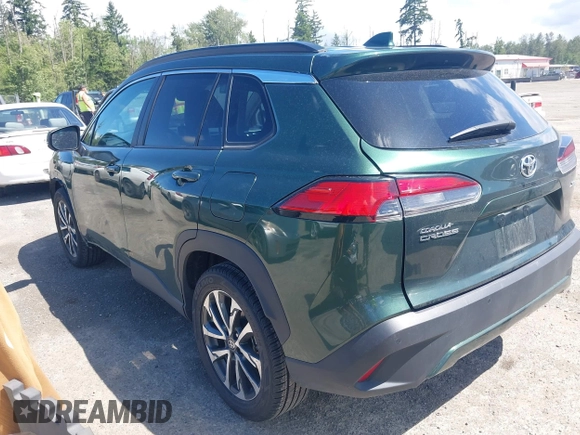 2023 Toyota Corolla Cross XLE with VIN 7MUEAAAG6PV052816, listed as a IAAI auction lot 42386639 with 42,736 mi miles and . Bid and sale history available at DreamBid. Image 3.