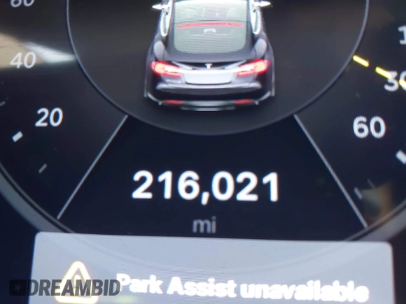 2014 Tesla Model S 60 with VIN 5YJSA1H1XEFP34226, listed as a IAAI auction lot 41806604 with 216,021 mi miles and . Bid and sale history available at DreamBid. Image 15.