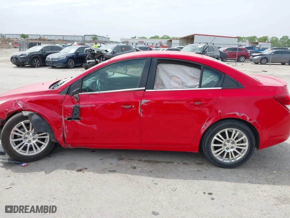 2014 Chevrolet Cruze ECO with VIN 1G1PH5SB2E7353415, listed as a IAAI auction lot 41944732 with 1 mi miles. Bid and sale history available at carsss.com. Image 6.