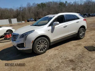 2017 Cadillac XT5 Luxury FWD with VIN 1GYKNBRS5HZ177090, listed as a Copart auction lot 48524475 with 163,190 mi miles and Salvage Title. Bid and sale history available at carsss.com. Image 1.