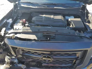 2024 Nissan Titan Pro-4X with VIN 1N6AA1ED6RN111104, listed as a Copart auction lot 46129425 with 4,903 mi miles and Salvage title. Bid and sale history available at DreamBid. Image 11.