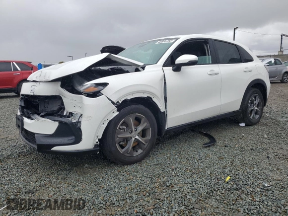 2025 Honda HR-V EX-L with VIN 3CZRZ1H71SM708756, listed as a Copart auction lot 48896755 with 5,231 mi miles and Salvage Title. Bid and sale history available at carsss.com. Image 1.