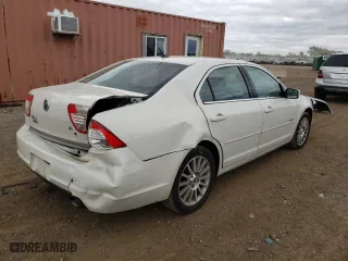 2008 Mercury Milan Premier with VIN 3MEHM08188R622893, listed as a Copart auction lot 66665814 with 124,956 mi miles and Salvage Title. Bid and sale history available at carsss.com. Image 3.