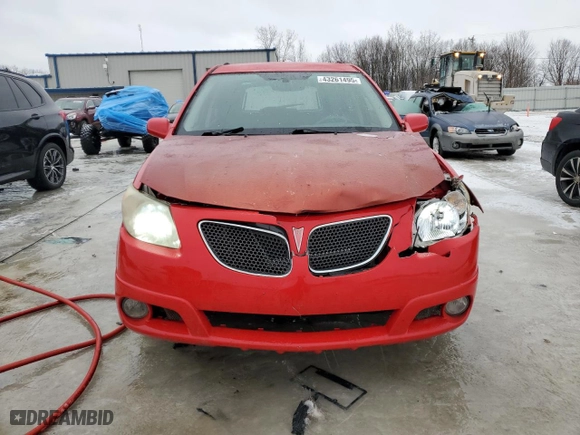 2005 Pontiac Vibe with VIN 5Y2SL638X5Z449855, listed as a Copart auction lot 43261495 with 223,161 mi miles and Salvage Title. Bid and sale history available at carsss.com. Image 5.