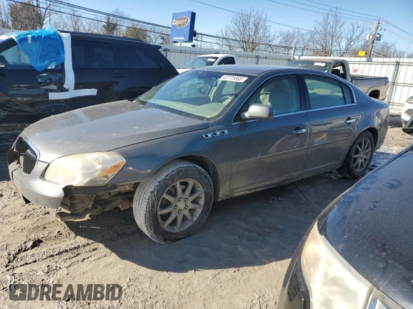 2007 Buick Lucerne V6 CXL with VIN 1G4HD572X7U109396, listed as a Copart auction lot 42775565 with 160,053 mi miles and Salvage Title. Bid and sale history available at carsss.com. Image 1.