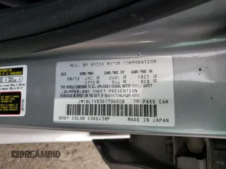 2013 Mazda 3 i Touring with VIN JM1BL1V83D1704908, listed as a Copart auction lot 49739855 with 178,206 mi miles and Salvage Title. Bid and sale history available at DreamBid. Image 12.
