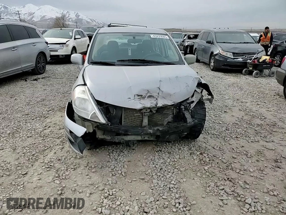 2011 Nissan Versa S with VIN 3N1BC1AP5BL443156, listed as a Copart auction lot 43229085 with 111,165 mi miles and Salvage title. Bid and sale history available at DreamBid. Image 10.