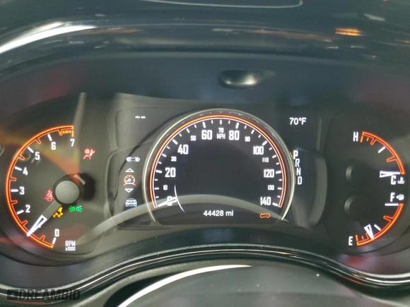 2022 Dodge Durango GT Plus with VIN 1C4RDJDGXNC188718, listed as a Copart auction lot 46849845 with 44,428 mi miles and Salvage Title. Bid and sale history available at carsss.com. Image 9.
